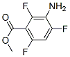 Benzoic acid, 3-amino-2,4,6-trifluoro-, methyl ester (9CI) 结构式