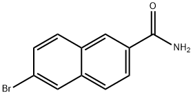 6-溴-2-萘酰胺 结构式