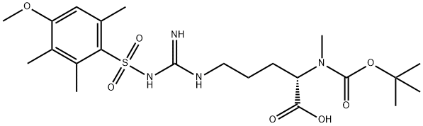 BOC-N-ME-ARG(MTR)-OH 结构式