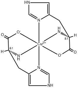 二组氨酸铜 结构式