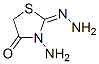 2,4-Thiazolidinedione,3-amino-,2-hydrazone(9CI) 结构式