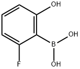 2-氟-6-羟基苯硼酸 结构式
