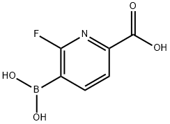 6-羧基-2-氟吡啶-3-硼酸