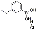 3-(N,N-二甲基氨基)苯基硼酸(盐酸盐形式的) 结构式