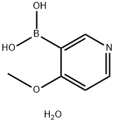 4-METHOXYPYRIDINE-3-BORONIC ACID HYDRATE 结构式