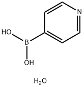PYRIDINE-4-BORONIC ACID HYDRATE 结构式