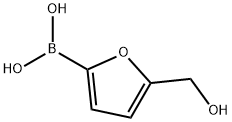 (5-(羟甲基)呋喃-2-基)硼酸 结构式