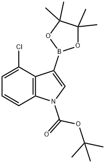 tert-Butyl4-chloro-3-(4,4,5,5-tetramethyl-1,3,2-dioxaborolan-2-yl)-1H-indole-1-carboxylate