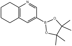 5,6,7,8-四氢喹啉-3-硼酸频那醇酯 结构式