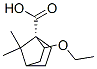 Bicyclo[2.2.1]heptane-1-carboxylic acid, 2-ethoxy-7,7-dimethyl-, (1S-endo)- (9CI) 结构式