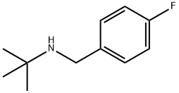 N-(4-氟苄基)-2-甲基-2-丙胺 结构式