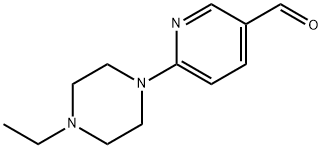 6-(4-ETHYLPIPERAZIN-1-YL)NICOTINALDEHYDE 结构式