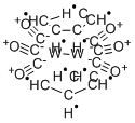 三羰基环戊二烯钨(II)二聚物 结构式
