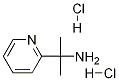 2-(2-吡啶基)-2-丙胺双盐酸盐 结构式