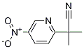 2-甲基-2-(5-硝基-2-吡啶基)丙腈 结构式