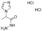 2-(1H-咪唑基-1-基)丙酰肼二盐酸盐 结构式