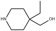 (4-乙基哌啶-4-基)甲醇盐酸盐 结构式