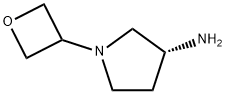 (3R)-1-(氧杂环丁烷-3-基)吡咯烷-3-胺 结构式