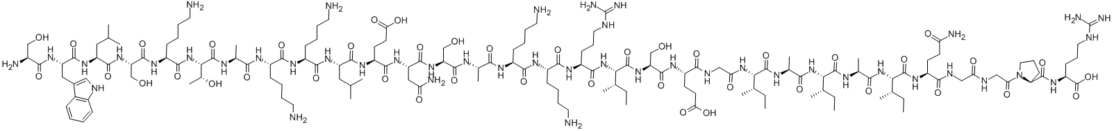 抗菌肽P1 结构式