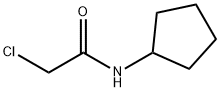 2-氯-N-环戊基乙酰胺 结构式