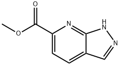 Methyl 1H-pyrazolo[3,4-b]pyridine-6-carboxylate 结构式