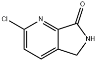 7H-Pyrrolo[3,4-b]pyridin-7-one, 2-chloro-5,6-dihydro- 结构式