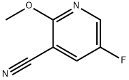 2-甲氧基-3-氰基-5-氟吡啶 结构式