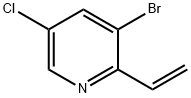 3-溴-5-氯-2-乙烯基吡啶 结构式