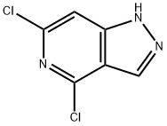 4,6-二氯-1H-吡唑并[4,3-C]吡啶 结构式