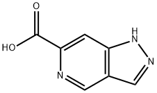 1H-吡唑并[4,3-C]吡啶-6-羧酸 结构式