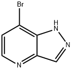 7-溴-4-氮杂吲唑 结构式