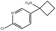 1-(6-chloropyridin-3-yl)cyclobutanamine 结构式