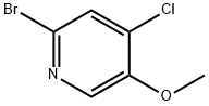 2-溴-4-氯-5-甲氧基吡啶 结构式