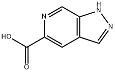 1H-吡唑并[3,4-C]吡啶-5-羧酸 结构式