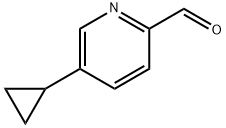 5-环丙基皮考林醛 结构式