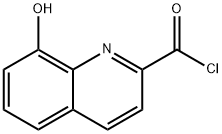 2-Quinolinecarbonyl chloride, 8-hydroxy- (9CI) 结构式