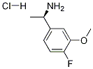 (1R)-(4-氟-3-甲氧基苯基)乙胺 结构式