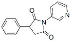 N-(3-pyridyl)-3-phenylsuccinimide 结构式