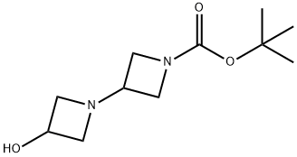 3-羟基-[1,3'-二氮杂环丁烷]-1'-羧酸叔丁酯 结构式