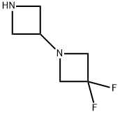 3,3-二氟-1,3'-二氮杂环丁烷盐酸盐 结构式