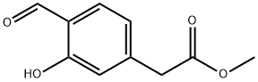 2-(4-甲酰基-3-羟苯基)乙酸甲酯 结构式