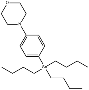 4-(4-(TRIBUTYLSTANNYL)PHENYL)MORPHOLINE 结构式