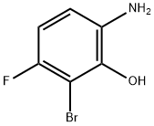 2-溴-3-氟-6-氨基苯酚 结构式