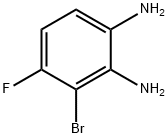 3-溴-4-氟-1,2-苯二胺 结构式