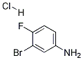 3-溴-4-氟苯胺盐酸盐 结构式