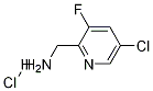3-氟-5-氯吡啶-2-甲胺 结构式