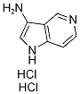 3-氨基-5-氮杂吲哚二盐酸盐 结构式