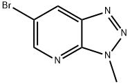 6-溴-3-甲基-3H-[1,2,3]三唑并[4,5-B]吡啶 结构式