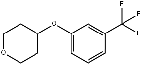 4-(3-三氟甲基苯氧基)四氢-2H-吡喃 结构式