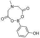 3-羟基苯硼酸甲基亚氨基二乙酸酯 结构式